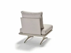 Gartensofas>STERN Mittelelement beigegelb