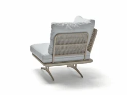 Gartensofas>STERN Rope Eckelement graubeige