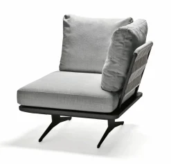 Gartensofas>STERN Rope Eckelement grau