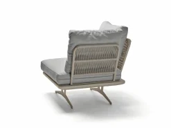 Gartensofas>STERN Rope Eckelement graubeige