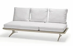 Gartensofas>STERN Rope Lounge-Liege beige