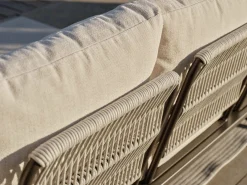 Gartensofas>STERN Rope Lounge-Liege grau