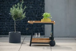 STERN Servierwagen Outdoorküche braunschwarz^ Outdoorküchen