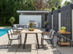 STERN Stapelsessel braunbeigeschwarz^ Gartensessel