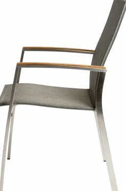 STERN Stapelsessel braunsilberfarbengrau^ Stapelstühle