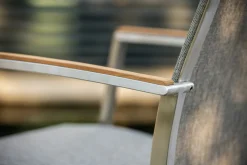 STERN Stapelsessel braunsilberfarbengrau^ Stapelstühle