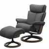 Tv & Relaxsessel>Stressless Sessel mit Hocker grau