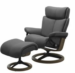 Tv & Relaxsessel>Stressless Sessel mit Hocker grau