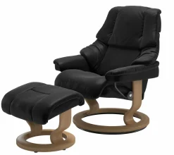 Tv & Relaxsessel>Stressless Sessel mit Hocker schwarz