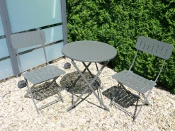 SUNGÖRL Bistro-Set grau^ Gartentischgruppen