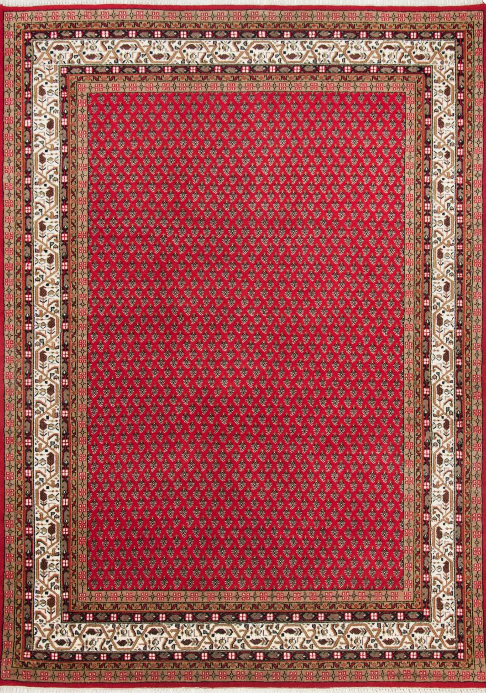 Orientteppiche>Theo Keller Handknüpfteppich rotbeige