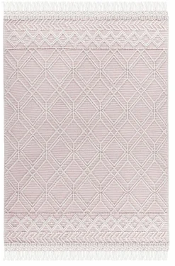 Moderne Teppiche>Theo Keller Handwebteppich pink