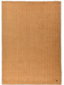Theo Keller Hochflorteppich goldfarben^ Moderne Teppiche