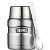 Thermos Isolier-Speisegefäß 470ml silberfarben^ Thermogefäße