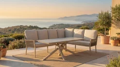 TIERRA OUTDOOR Garten/Esslounge Ecke links beige^ Gartenlounge Sets