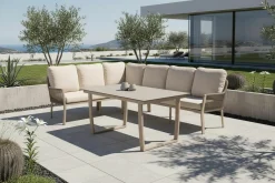 TIERRA OUTDOOR Garten/Esslounge Ecke links beige^ Gartenlounge Sets