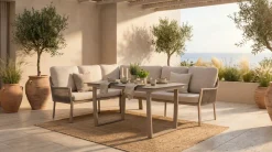 TIERRA OUTDOOR Garten/Esslounge Ecke links beige^ Gartenlounge Sets