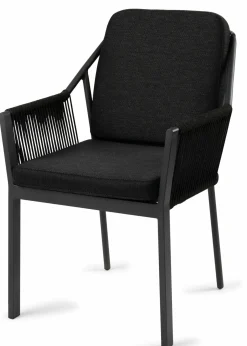 Gartensessel>TIERRA OUTDOOR Gartensessel Rope stapelbar schwarz
