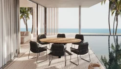 Gartensessel>TIERRA OUTDOOR Kufensessel Garten stapelbar braun