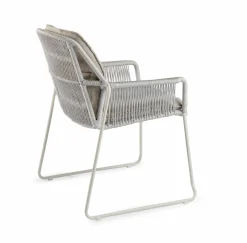 TIERRA OUTDOOR Kufensessel Garten stapelbar graubeige^ Gartensessel