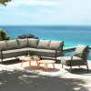 TIERRA OUTDOOR Lounge-Garnitur 3 tlg. grau^ Gartenlounge Sets