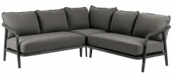 TIERRA OUTDOOR Lounge-Garnitur 3 tlg. grau^ Gartenlounge Sets
