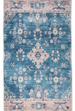 TOM TAILOR Badteppich gewebt blaumehrfarbig^ Badteppiche