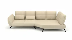 Trapezeckgarnitur beige^ Sofas & Couches