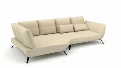Trapezeckgarnitur beige^ Sofas & Couches