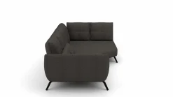 Sofas & Couches> Trapezeckgarnitur grau
