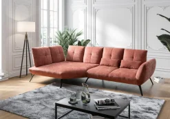 Trapezeckgarnitur rot^ Sofas & Couches