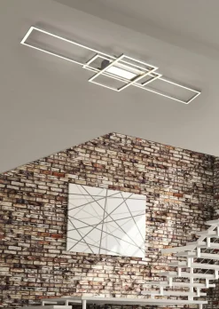 Trio Leuchten LED - Deckenleuchte 1flg silberfarben^ Deckenleuchten