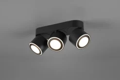 Trio Leuchten LED - Deckenleuchte 3flg schwarz^ Deckenleuchten