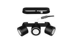 Trio Leuchten LED - Deckenleuchte 3flg schwarz^ Deckenleuchten