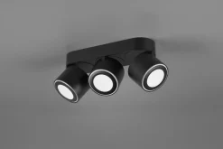 Trio Leuchten LED - Deckenleuchte 3flg schwarz^ Deckenleuchten
