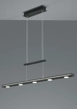 Pendelleuchten>Trio Leuchten LED - Pendelleuchte 7flg schwarz