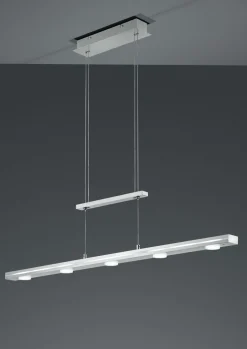 Trio Leuchten LED - Pendelleuchte 7flg grausilberfarben^ Pendelleuchten