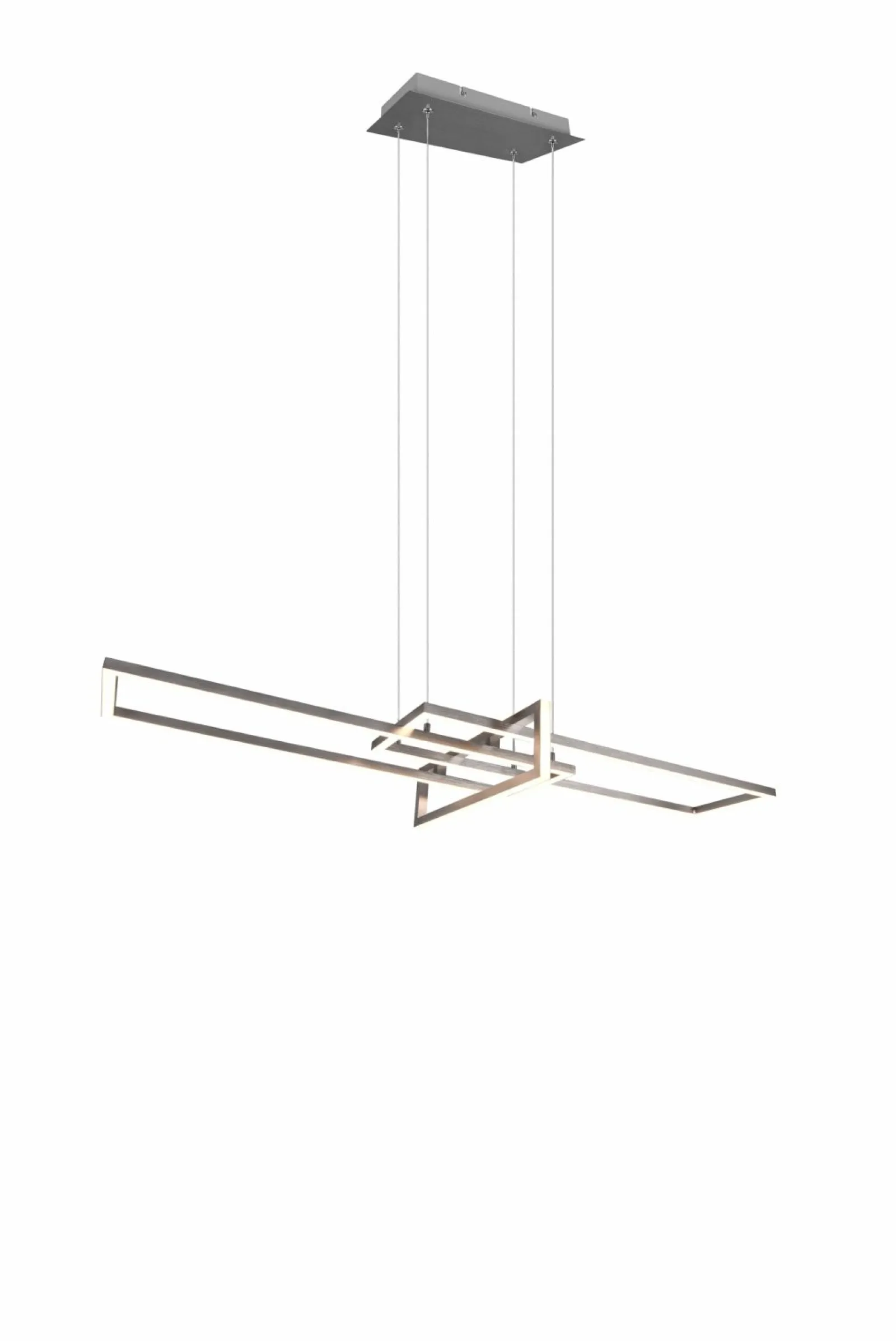 Pendelleuchten>Trio Leuchten LED - Pendelleuchte 1 flg silberfarben