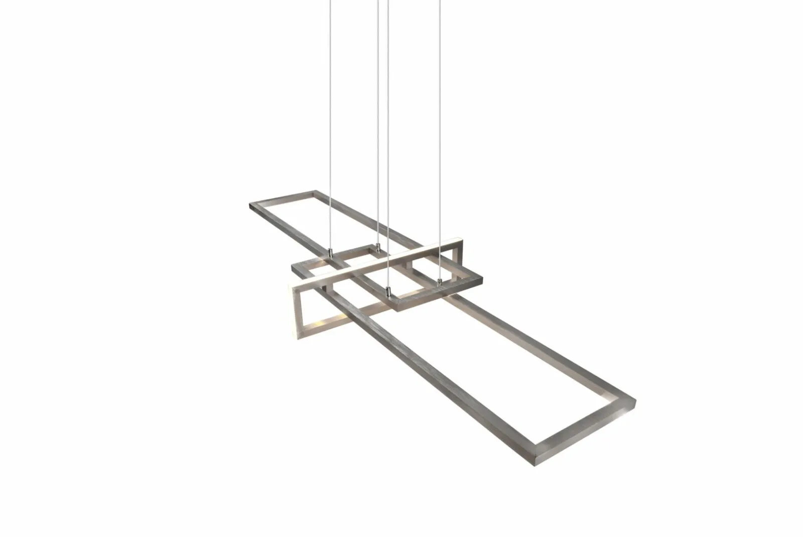 Pendelleuchten>Trio Leuchten LED - Pendelleuchte 1 flg silberfarben