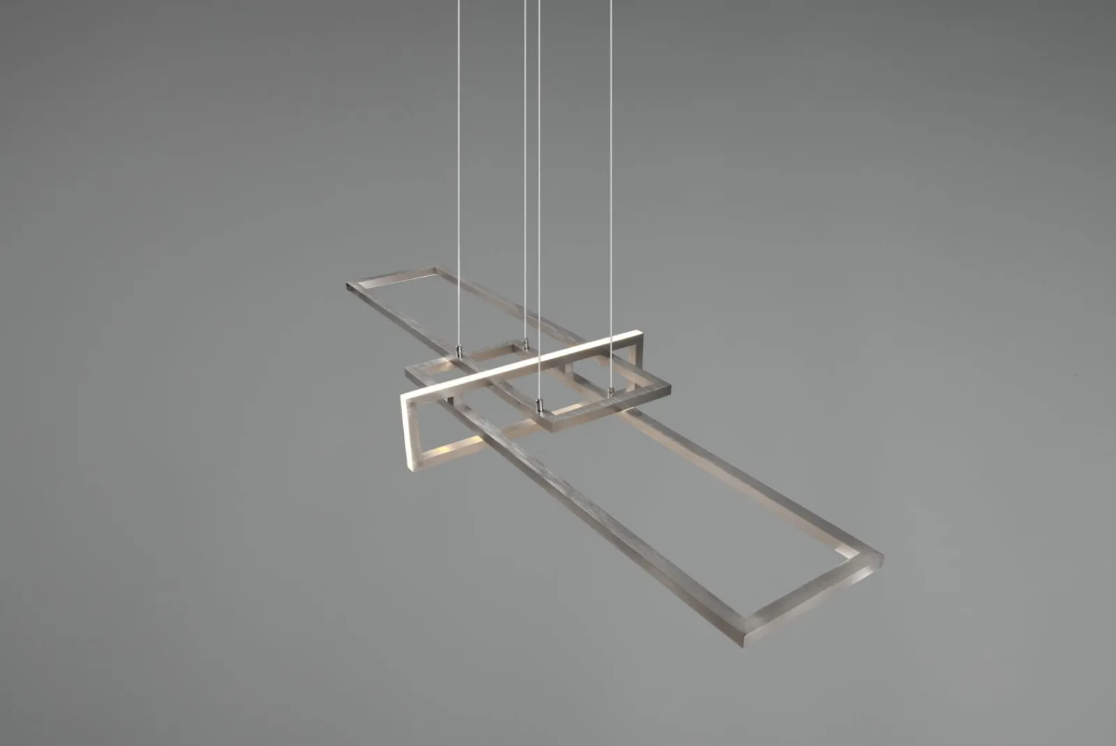 Pendelleuchten>Trio Leuchten LED - Pendelleuchte 1 flg silberfarben