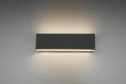 Trio Leuchten LED - Wandleuchte 2flg grau^ Außenwandleuchten|Außenleuchten
