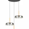 Pendelleuchten>Trio Leuchten LED-Pendelleuchte 3flg schwarz