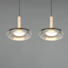 Pendelleuchten>Trio Leuchten LED-Pendelleuchte 4flg schwarz