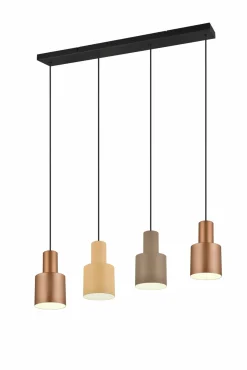 Pendelleuchten>Trio Leuchten Pendelleuchte 4flg mehrfarbig