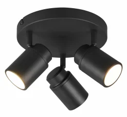 Badleuchten>Trio Leuchten Strahler 3flg schwarz