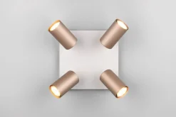 Trio Leuchten Strahler 4flg braun^ Spots