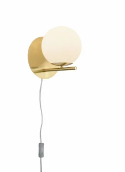 Trio Leuchten Wandleuchte 1flg goldfarben^ Wandleuchten