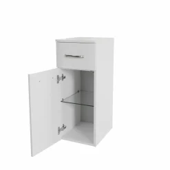 Badmöbel> Unterschrank weiß