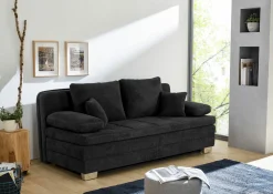 Verwandlungssofa schwarz^ Sofas & Couches|Schlafsofas