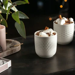Tassen>Villeroy & Boch 2er Becher weiß